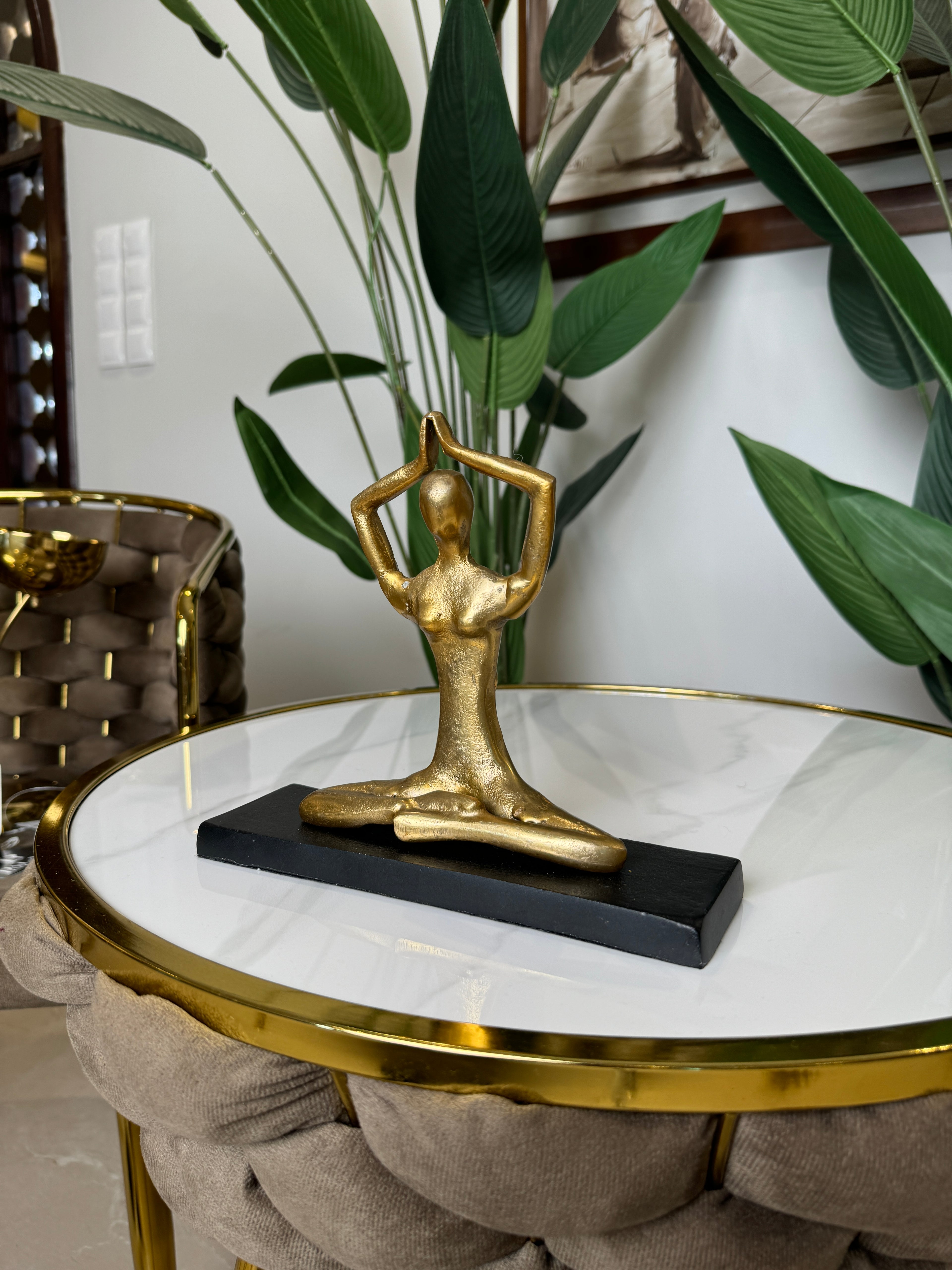 Petite Sculpture "Namaste" Dorée