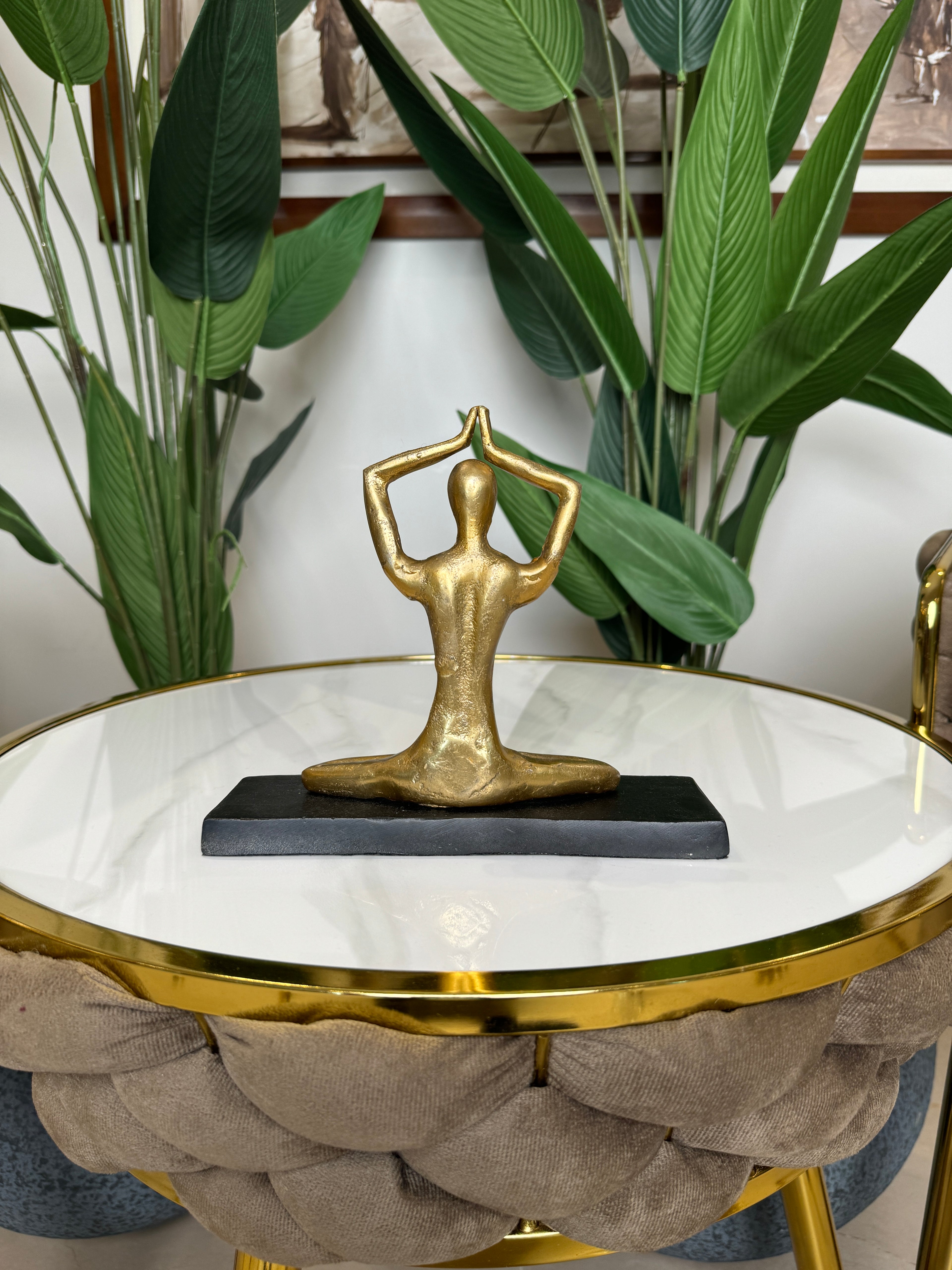 Petite Sculpture "Namaste" Dorée