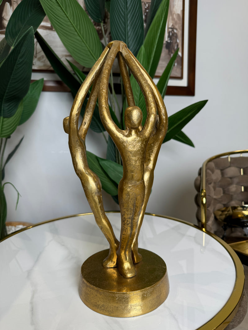 Statue Design "L'Unité" Dorée