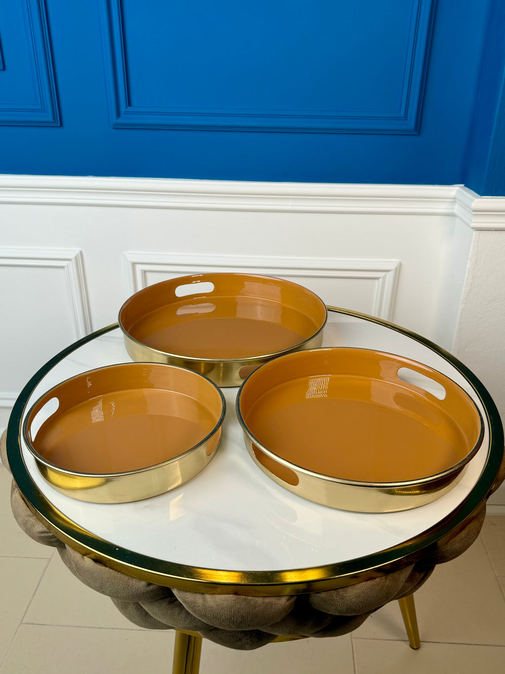 Plateau Luxe Blush & Gold