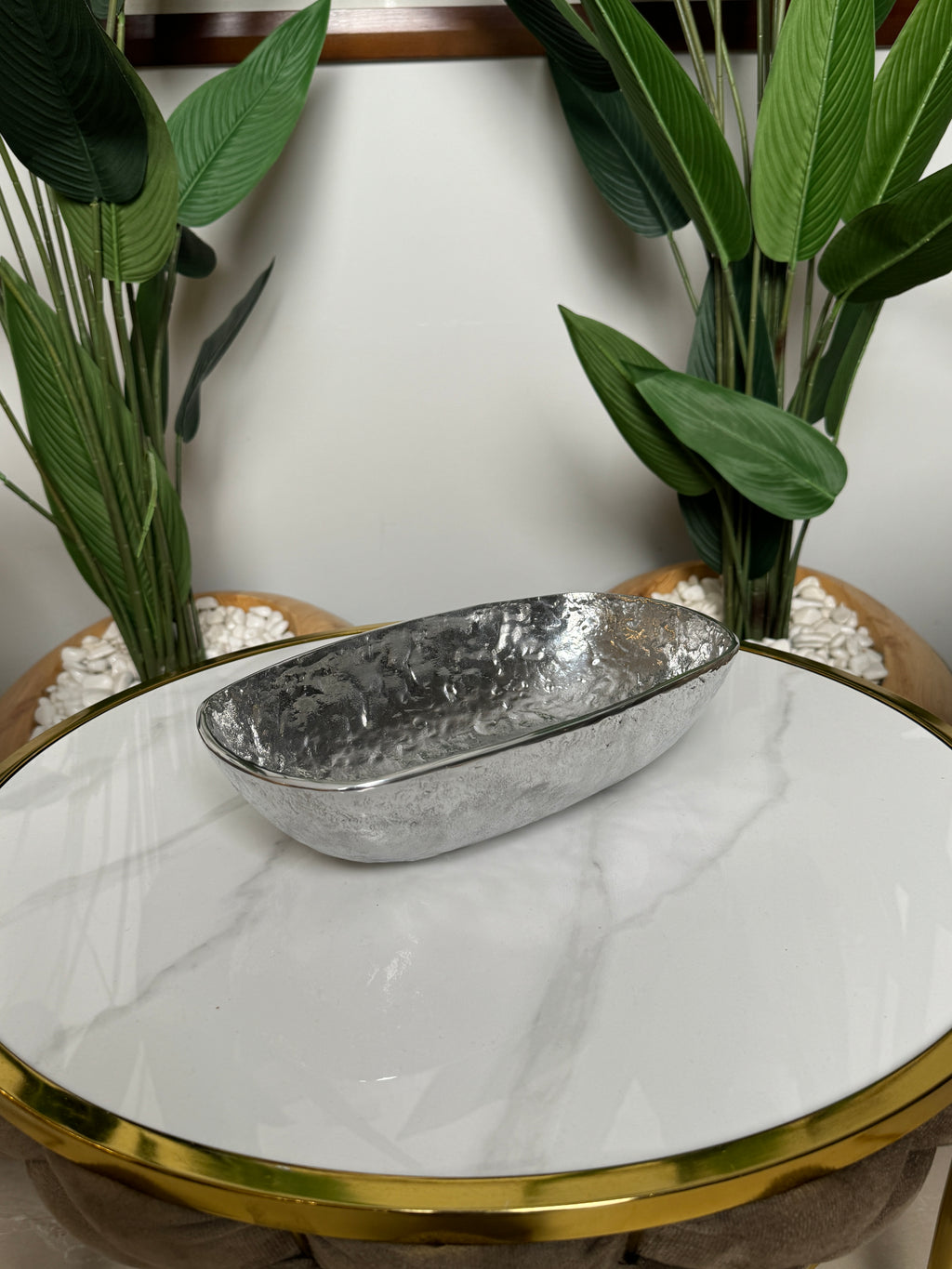 Duo de service métallique Élégance