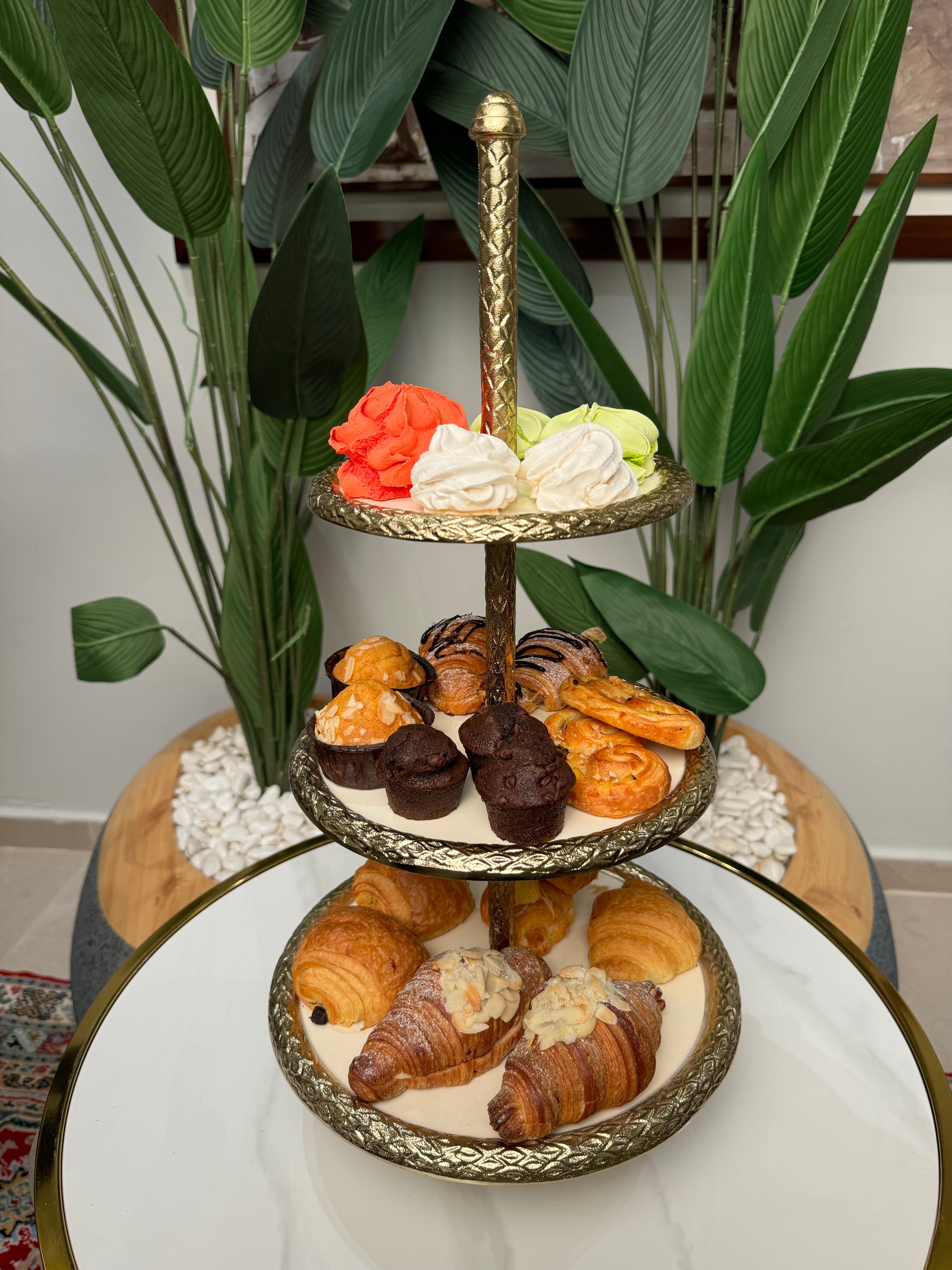 Pack de 3 présentoirs en métal