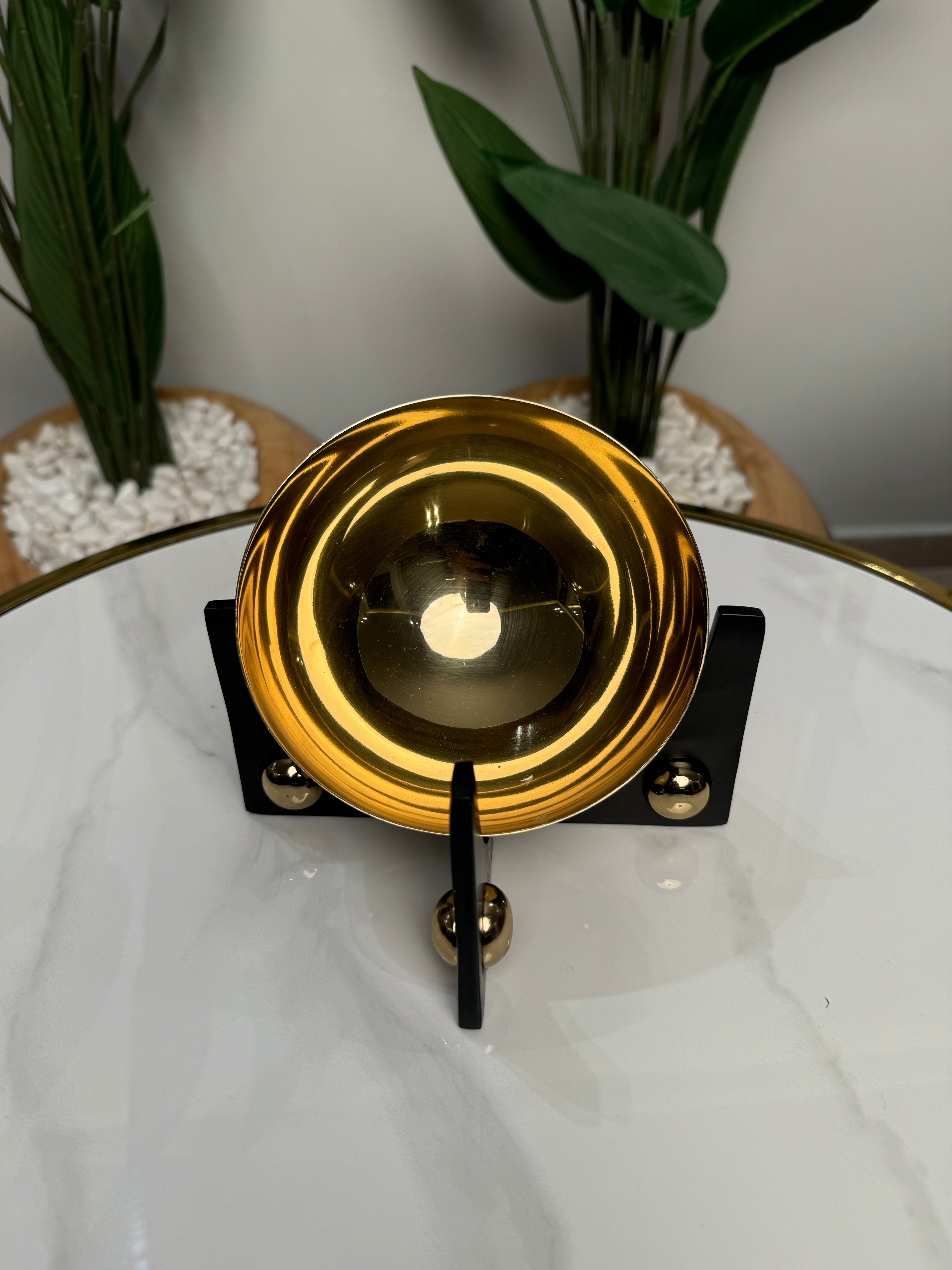 Bols décoratifs ronds doré