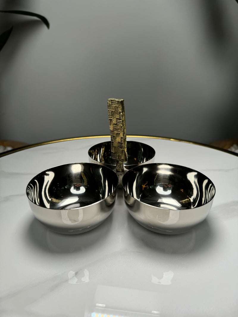 Trio Bols Silver