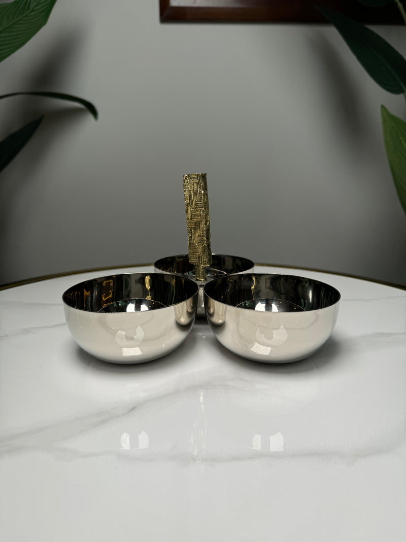 Trio Bols Silver
