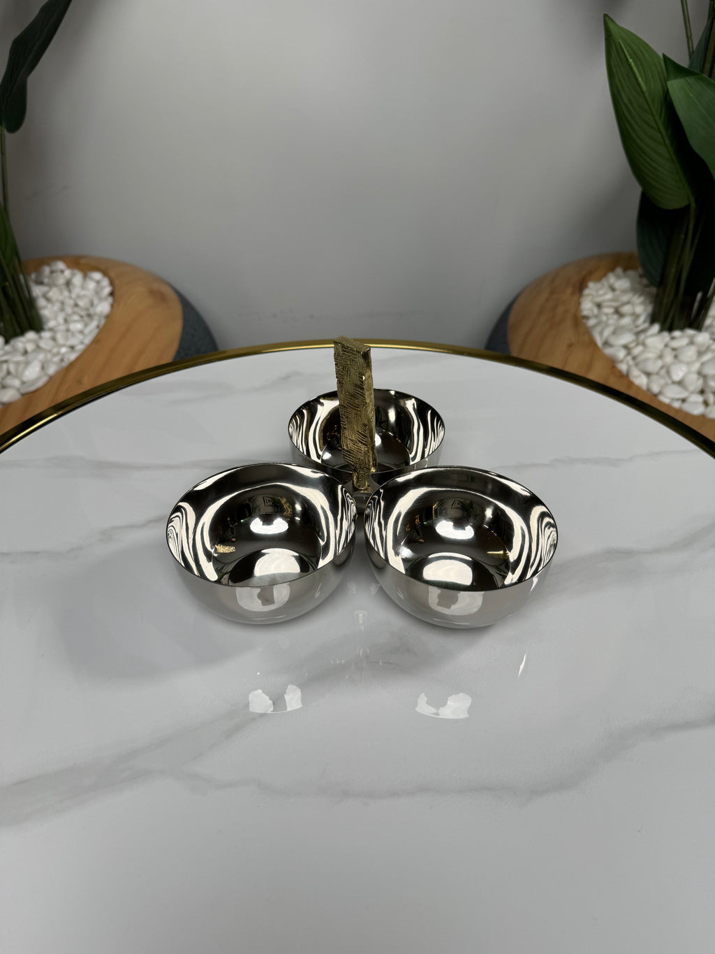 Trio Bols Silver