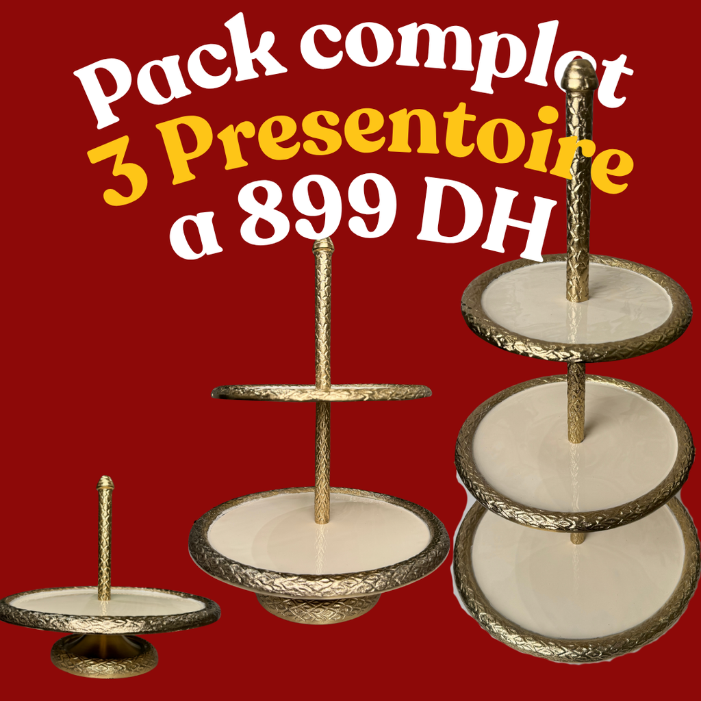 Présentoir à gâteaux en métal